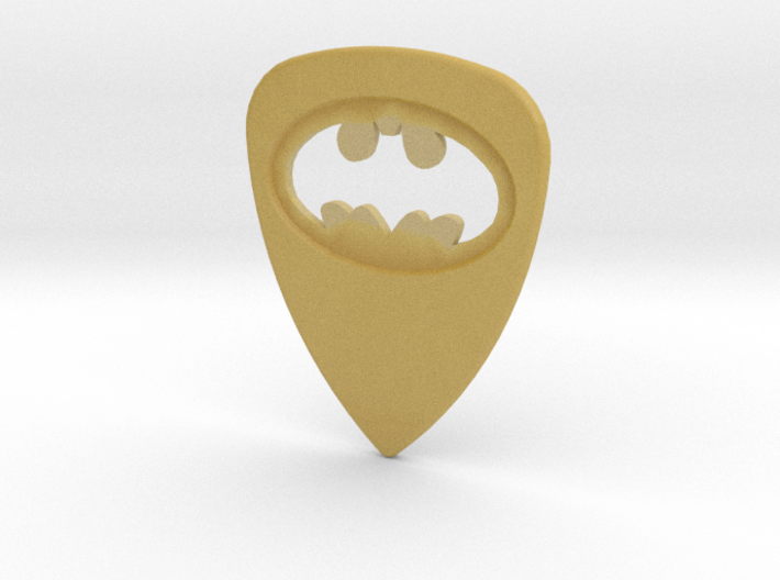Batman Guitar Pick 3d printed