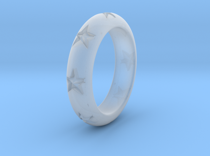 Ring Of Stars 14.1mm Size 3 3d printed