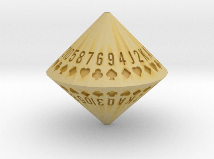 d52 Random Card Generator (frosted) 3d printed 