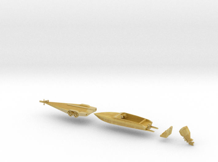 Force Boat And  Trailer F21 N 160 3d printed 