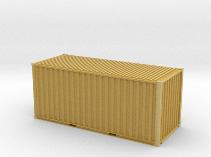 20' Cube ISO Container (N Gauge 1:148) 3d printed