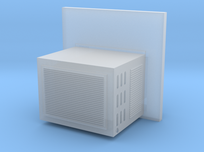 O Scale Window Mounted AC Unit 3d printed