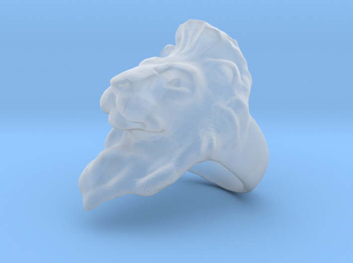 Lion Ring Size 7 3d printed