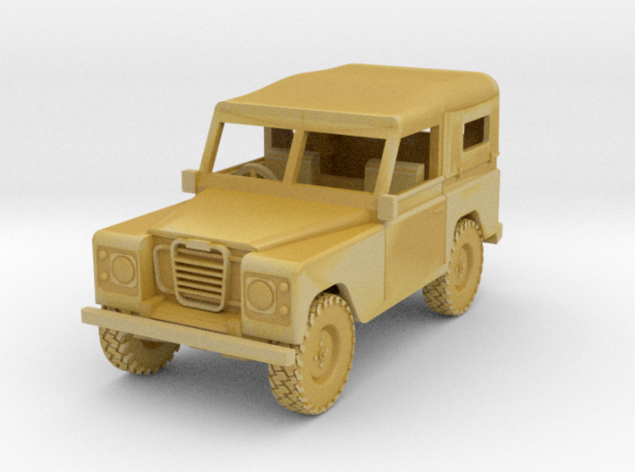 1/72 1:72 Scale Land Rover Soft Top Down 3d printed