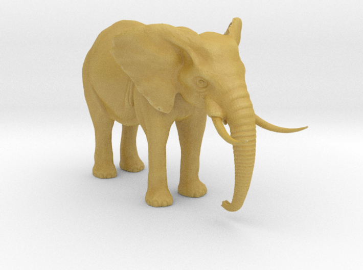 African Alpha Elephant 3d printed