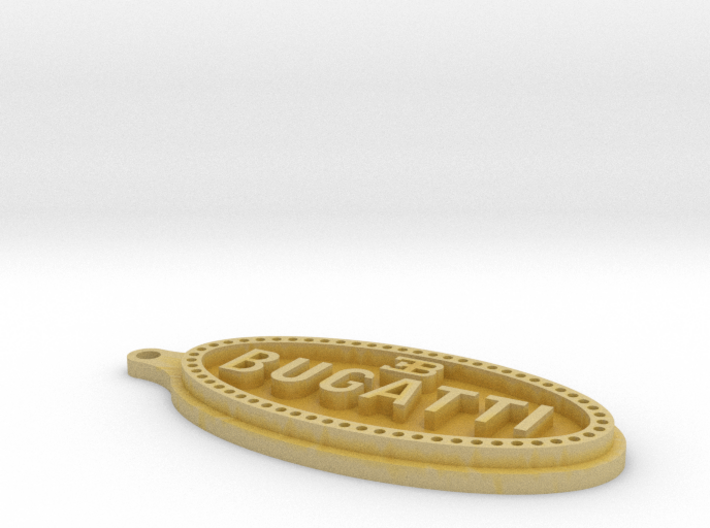 Bugatti Logo Keychain 3d printed