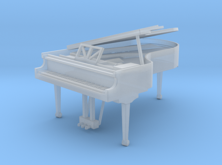 Miniature 1:48 Grand Piano 3d printed
