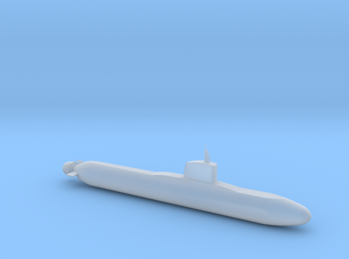 Barracuda Class Submarine Model (1/600) 3d printed