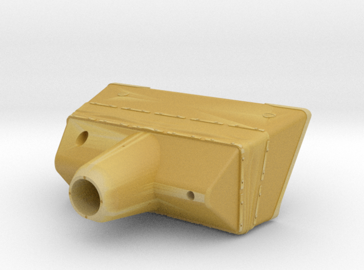 IDF M50 Sherman Mantlet With Canvas, Scale 1/35 3d printed