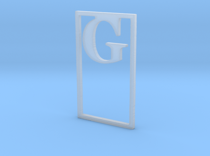 Bookmark Monogram. Initial / Letter G 3d printed