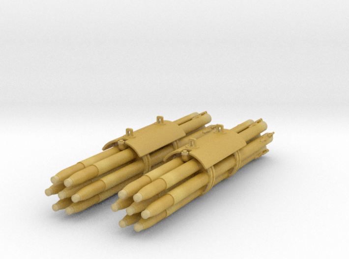 M158A1 Pair Rocket Pods 1/24 Scale (Loaded) 3d printed