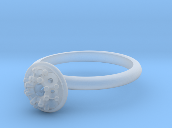 Bouquet Engagement Ring 3d printed