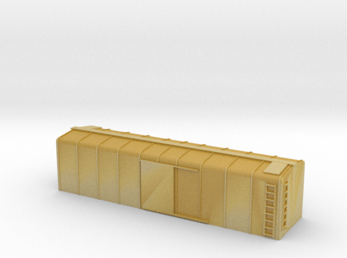 1/450 US 40ft Wagontop Boxcar body shell 3d printed 