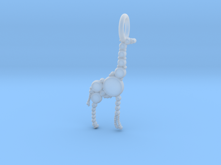 Giraffe Pendant 3d printed