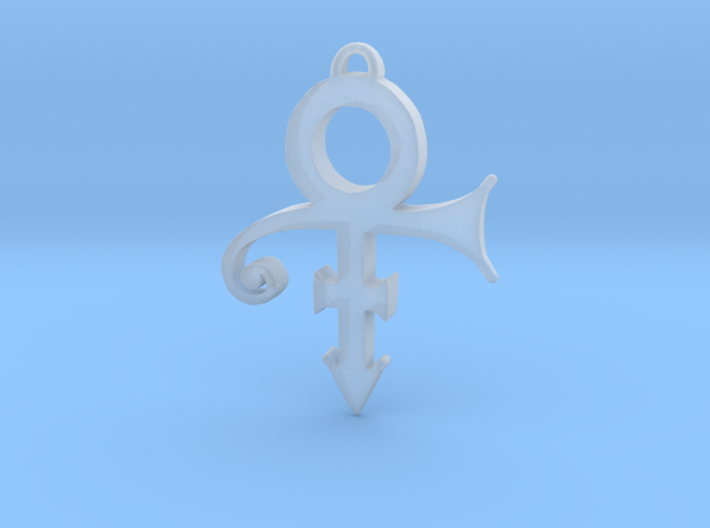 Prince Love Symbol Pendant (Small) 3d printed