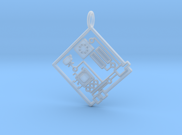 Circuit 1.0 Pendant 3d printed