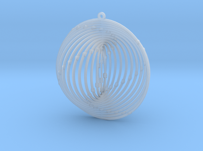 Pendant Wind Spinner Circle 3d printed