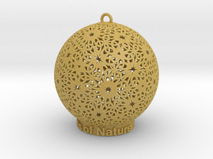 Knots Of Nature Ornament for lighting 3d printed