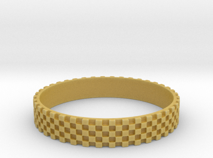 Perfect Square Ring (Size-12) 3d printed