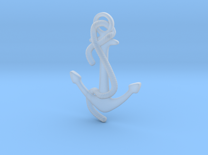 Anchor Earring 3d printed