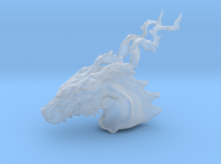 Dragon budda head 3d printed