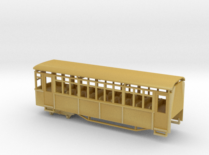 009 Sentinel Railcar Long Coach 3d printed