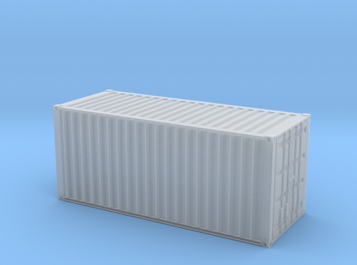 1/72 scale 20 ft Shipping Container ISO 3d printed 