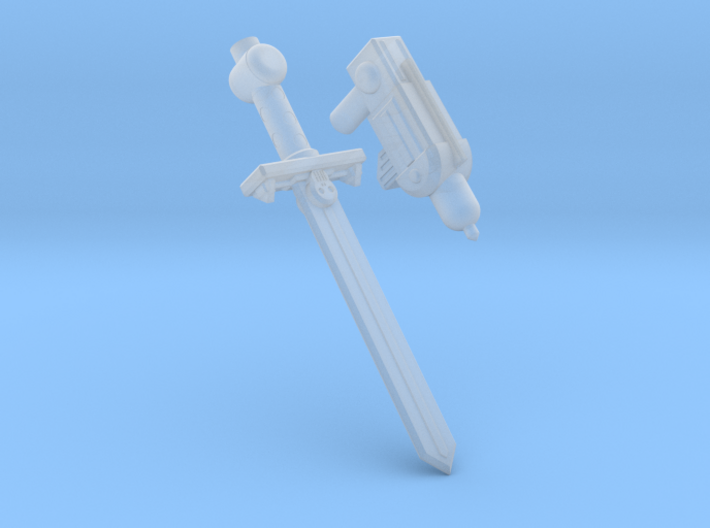 ROTU Skeleton Accessory set 3d printed