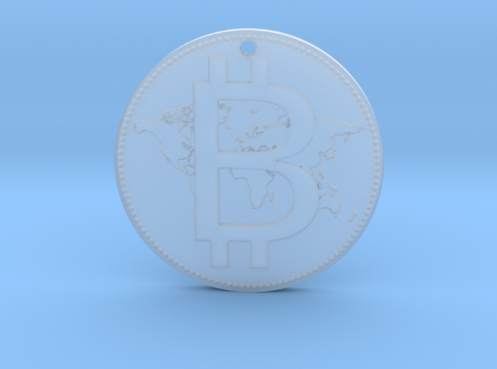 World Bitcoin Medal 3d printed