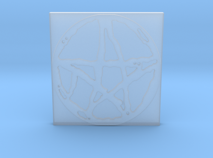 Rugged Pentacle 1 Tile by Gabrielle 3d printed
