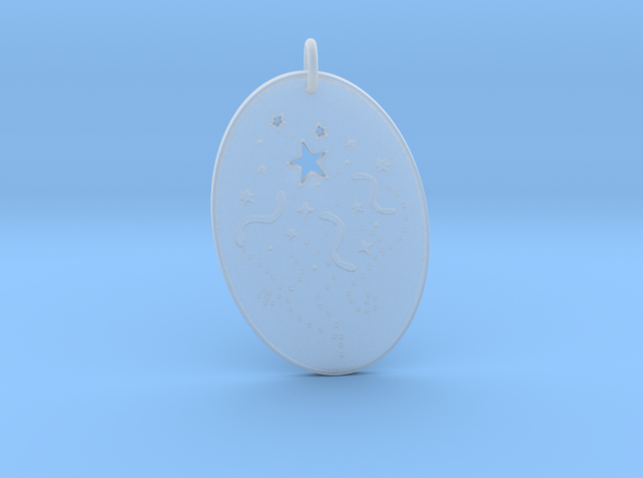 Shooting Stars 1 Pendant by Gabrielle 3d printed