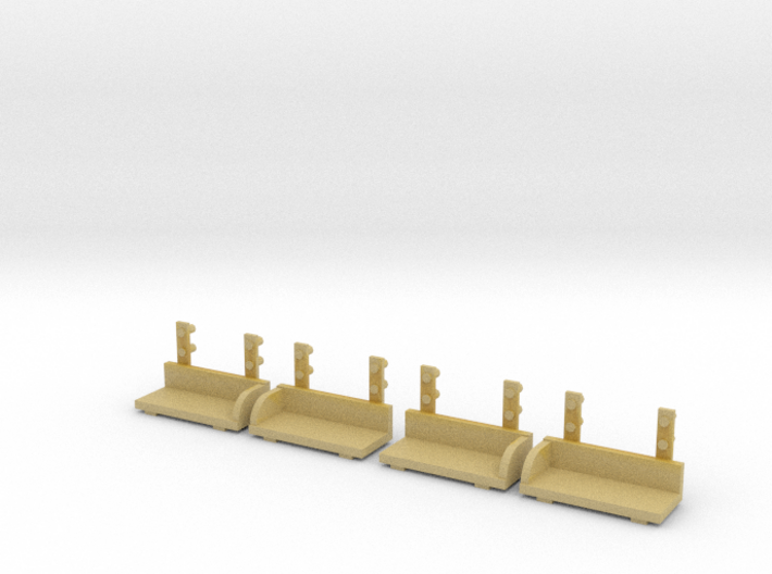 1/64 S-scale Whitcomb 65 Ton Loco Footboards 3d printed 