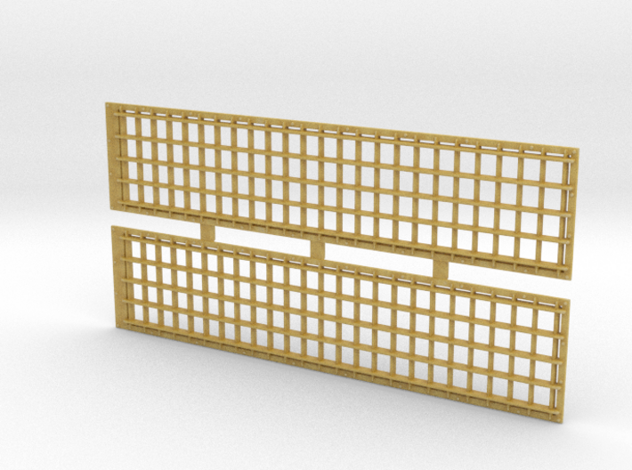 2 X EMD GP 38 Radiator Grill Front 1:64 S Scale 3d printed 