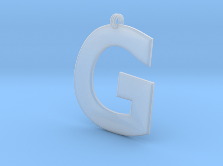 Distorted letter G 3d printed