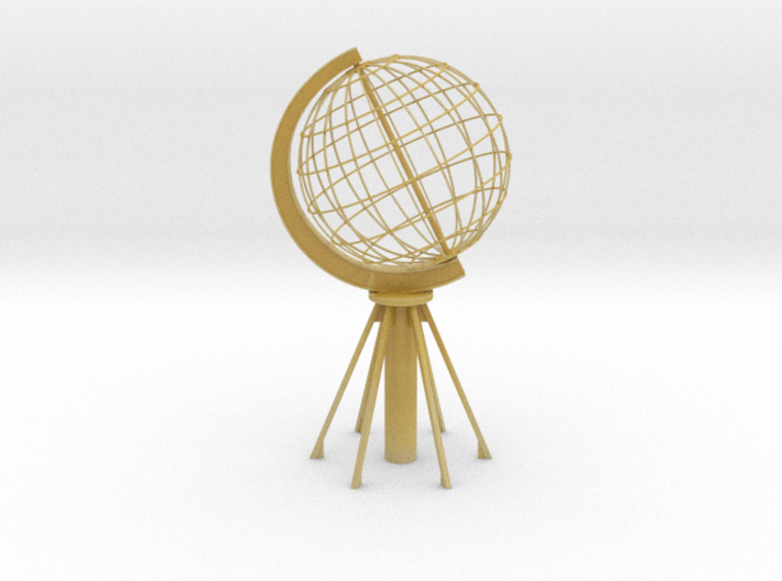 Northcape Globe 3d printed 