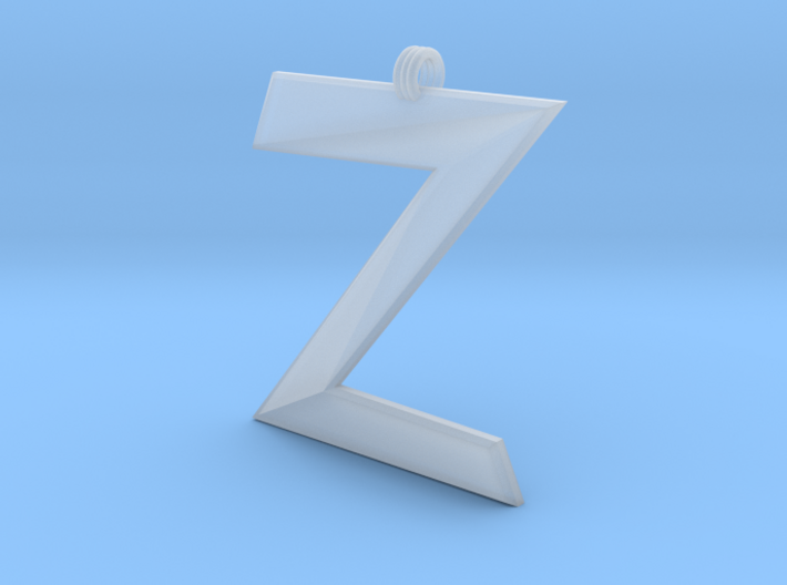 Distorted letter Z 3d printed