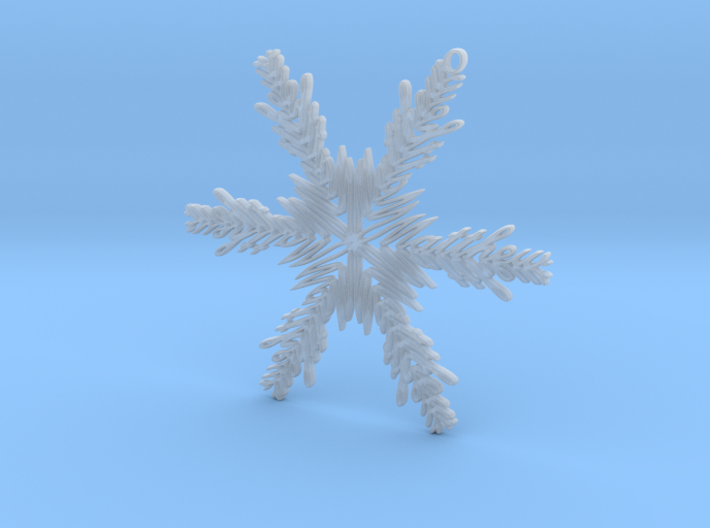 Matthew snowflake ornament 3d printed