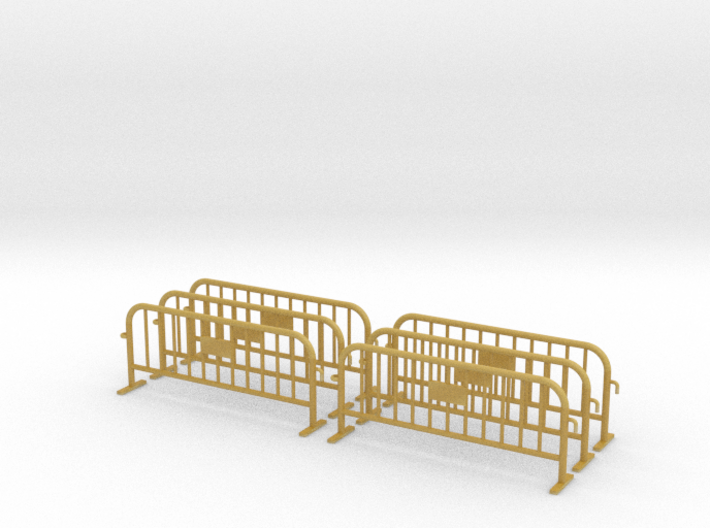 6x PACK 1:50 Small construction fence / Bauzaun 3d printed 