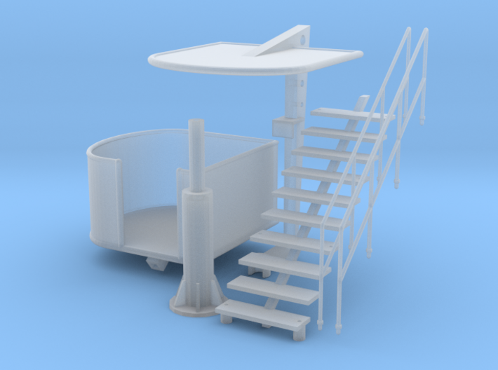 Marshal Tower for Slot Car Track (1/43) 3d printed