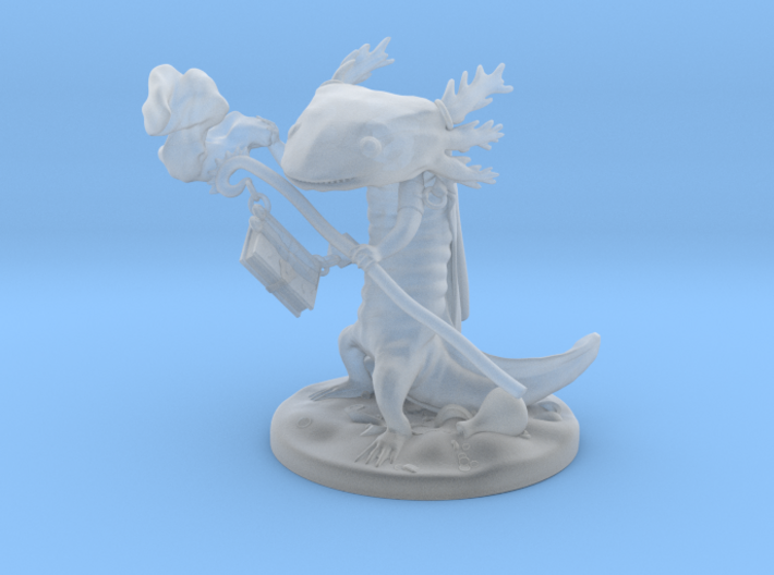 Aanuuv The Axolotl Wizard 3d printed