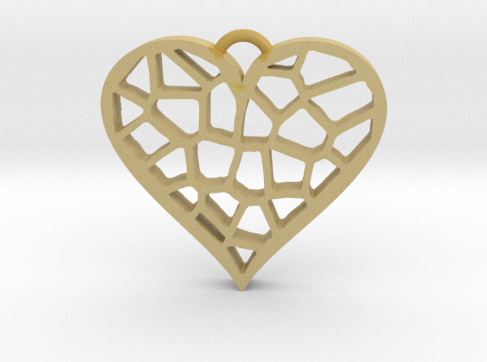 Heartcatcher Pendant 3d printed