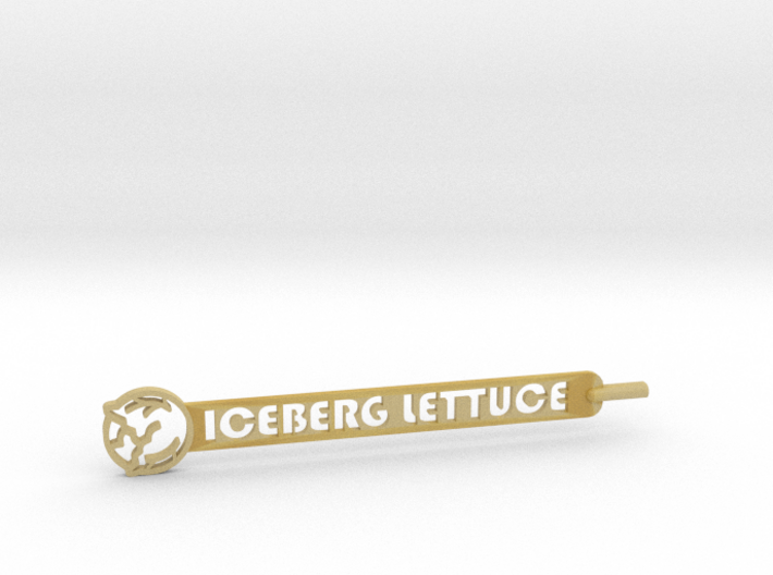 Iceberg Lettuce Plant Stake 3d printed