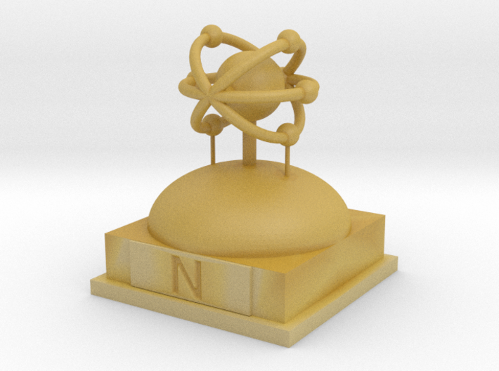 Nitrogen Atomamodel 3d printed