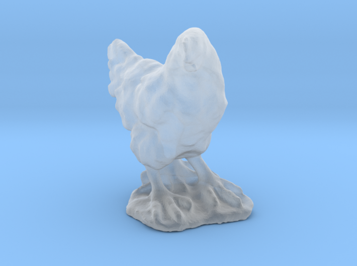 HO Scale Chicken 3d printed