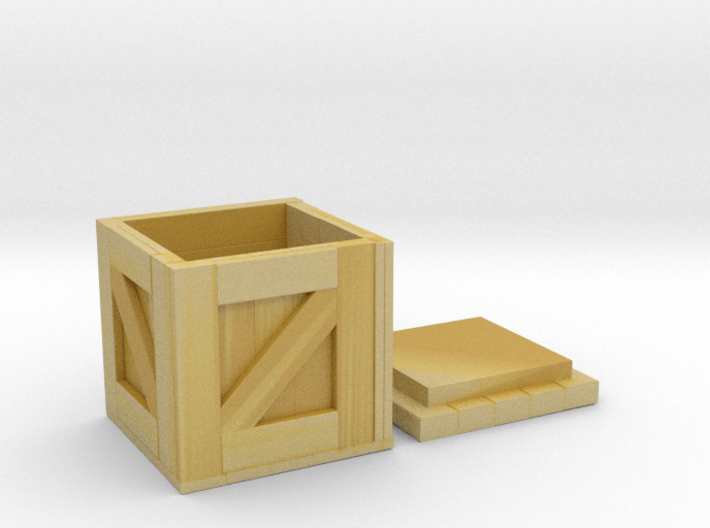 D&amp;D Wood Crate 3d printed