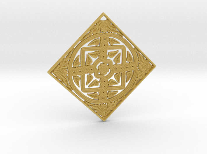 Croatian interlace pendant (+5 health regeneration 3d printed