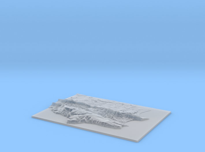 Swanage and Purbeck W390 S75 E407 N87 3d printed