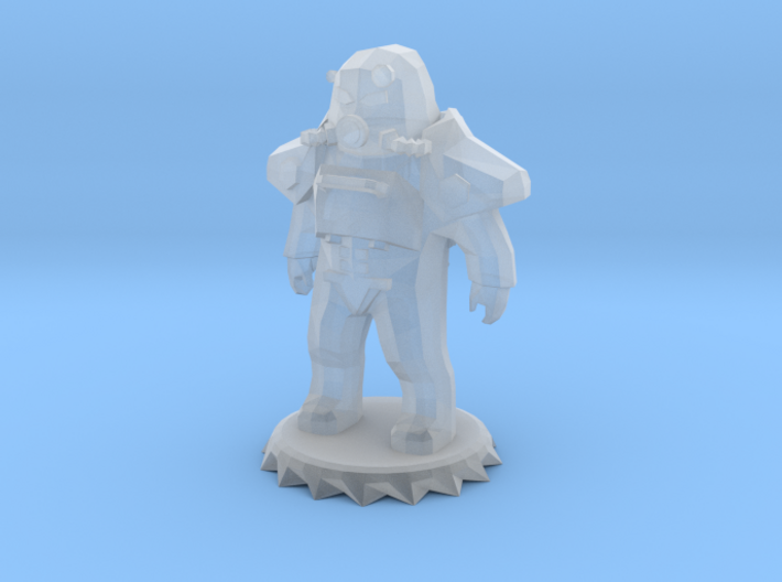 Power Armor Low-Poly 3d printed