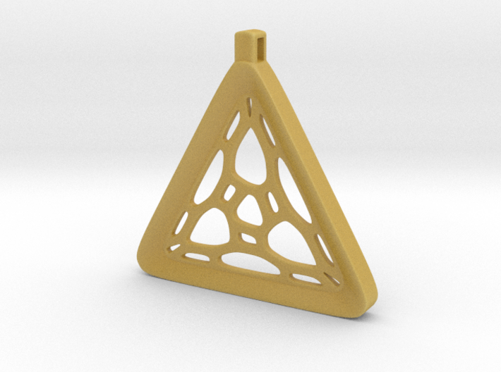 Surround ::: Triangle Pendant ::: v.01 3d printed
