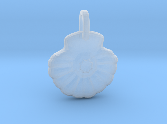 Shell Pendant Charm 3d printed